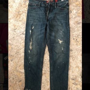 Lucky Brand Sienna Boyfriend Denim Distressed Jean